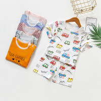 The little sugar milk baby 一米半糖 2019新品儿童套装男女宝宝纯棉短袖T恤短裤两件套80-130cm