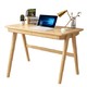 一米色彩 日式小户型实木书桌(1米原木色单桌)