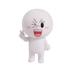 linefriends馒头人人物公仔15cm动漫周边公仔桌面摆件