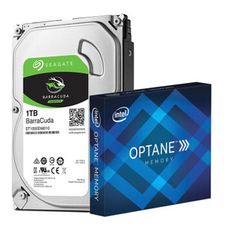 希捷&INTEL高性能存储解决解决方案（酷鱼1T+Optane 傲腾16G内存）