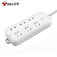 BULL 公牛 插座USB插排插线板接线拖线板插板带线家用多功能电源转换器