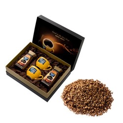 麦斯威尔 速溶香醇新年金咖啡礼盒 黑咖啡 冻干粉 100g*2瓶/盒 +凑单品