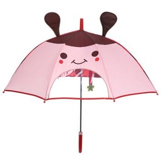 hugmii儿童雨伞半自动卡通可爱小学生雨伞 蜜蜂 *5件 +凑单品