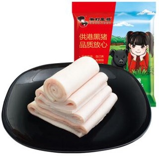 湘村黑猪 猪皮 400g/袋 供港猪肉 儿童放心吃 GAP认证 黑猪肉 （新老包装随机发货） *11件
