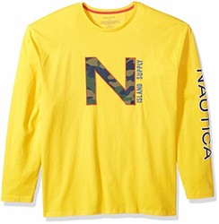 NAUTICA 诺帝卡 Printed 男士T恤