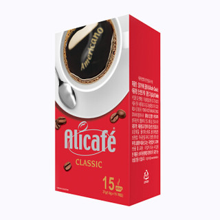 Alicafe 啡特力 美式速溶黑咖啡粉 (27g、炭烧、盒装、15条)