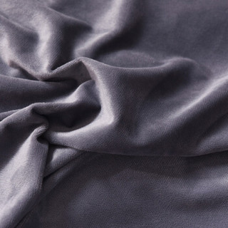 皮尔卡丹 法兰绒四件套冬季加厚珊瑚绒套件水晶绒保暖床单被套床上用品 绅士灰 适用1.5/1.8米床