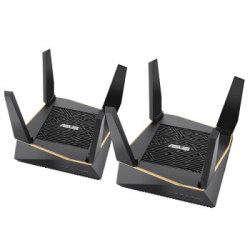 ASUS 华硕 AiMesh AX6100 三频无线路由器系统 (双 RT-AX92U 套装)