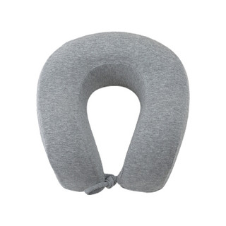 佳佰 弹颈枕头 (灰色、28*30*10CM、纤维枕)