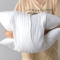 FIRS 杉杉 ZJDB00805ZX 全棉舒适枕 (白色、单人、43*70cm、一只装、长方形)