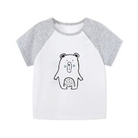 巴拉巴拉童装宝宝短袖T恤休闲透气打底衫0-1岁男婴儿夏装