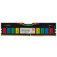 全何(V-Color) DDR4 2400 8GB 台式机内存 RGB灯条