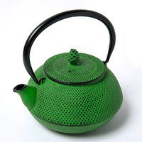 OIGEN 及源铸造 南部铁器系列茶壶 0.6L 草绿色