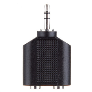 秋叶原（CHOSEAL）YF4004 3.5mm立体声插头-3.5mm立体声插座×2音频转换器