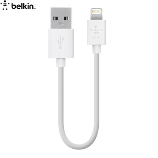 贝尔金（BELKIN）苹果MFI认证 Lightning接口充电线 适用于iPhoneXs Max/XR/X/8/7/iPad Pro 黑色 15厘米