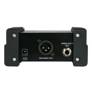 Nux PDI-1G电吉他电贝司录音演出DI盒 非平衡信号转平衡信号注入盒 黑色