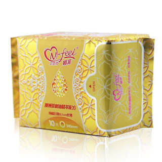 娜菲 卫生巾 澳洲茶树油精萃配方棉面日用 245mm*10片 （防漏透气 轻薄吸收）