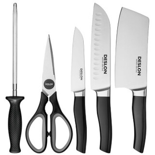 德世朗 （DESLON）威斯特六件套刀 厨房刀具组合套装 FS-TZ006-6