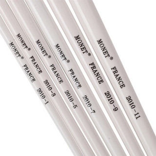 莫奈（Monet）2010貂毫毛系列白木杆绘画笔-单数型