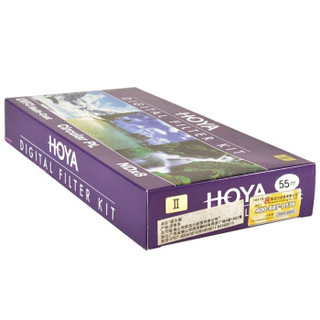 保谷（HOYA）uv镜 55mm 滤镜 偏振镜  NDX8减光镜  套装