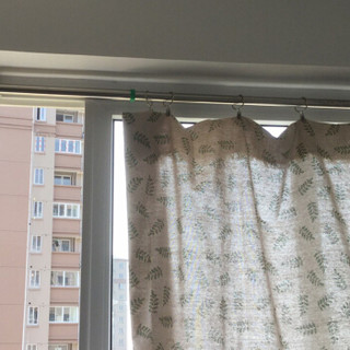 美居客 不锈钢晒衣杆可伸缩阳台室外晾晒杆固定式单杆（1.75-3.25m)