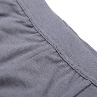 Aimer 爱慕 棉加莫代尔中腰平角男士内裤U型立体剪裁 单条装 深灰色 185/XL NS23U81 (灰色、XL、平角裤、莫代尔面料)