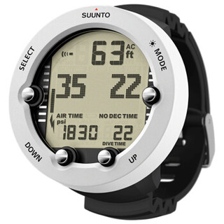 颂拓(SUUNTO)潜水表松拓suunto VYPER NOVO WHITE气瓶残压指示功能高氧潜水腕表白色SS021646000