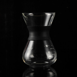 Hero手冲咖啡壶套装不锈钢过滤网玻璃分享壶家用便携滴漏式过滤杯