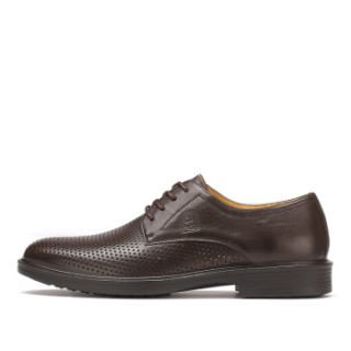 laorentou 老人头 男士低帮清凉透气镂空皮鞋百搭商务休闲 9130850