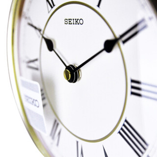 精工（Seiko）时尚创意欧式居家客厅钟摆木质挂钟挂表QXC213B