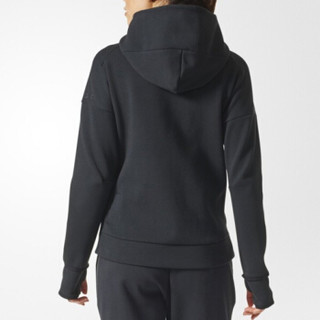 adidas 阿迪达斯 女子 型格系列 ZNE HOODIE 2 运动 针织夹克 BR1933 黑色 L码