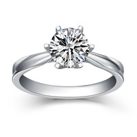 一搏千金（YBQJ）BG106 18K金40分FG色求订结婚 钻石戒指 钻戒 钻石女戒