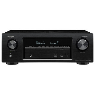 天龙（DENON）AVR-X1400H 音响 音箱 家庭影院功放 7.2声道 杜比全景声DTS:X 4K蓝牙USB  黑色