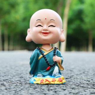 bhs01 汽车用品内饰装饰品 可爱公仔弥勒佛 出入平安