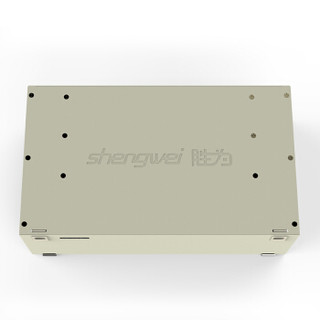胜为（shengwei）12芯ODF光纤配线架12芯LC单模满配 标准19英寸抽拉机架式1.2mm冷轧板 ODF-1012L-S