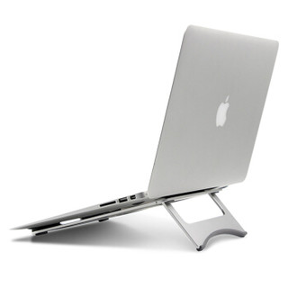 毕亚兹 笔记本电脑支架 桌面支架 散热底座 金属多功能架子 适用于笔记本电脑通用 B6-银