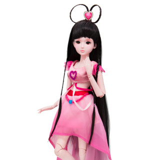 叶罗丽娃娃精灵梦卡通公主夜萝莉仙子DIY梦幻套装 改装女孩芭比娃娃换装玩具 T60LL 王默60CM