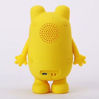 爱童黄咕力机器人 动画互动早教机 学习益智玩具教育陪伴型机器人 K2黄色