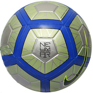 耐克 NIKE 足球 NEYMAR STRIKE 内马尔比赛训练足球 SC3254-012 5号球 黄蓝色