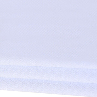 企鹅卫队男士短袖T恤男夏雀眼布运动V领绣花V领T恤男漂白XL(175/100) 24914118