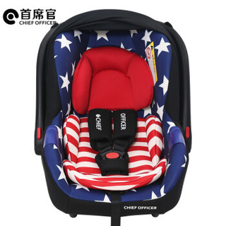 首席官（CHIEF OFFICER）新生婴儿提篮式汽车儿童安全座椅0-15个月宝宝车载婴儿提篮（BC100B） 美国队长