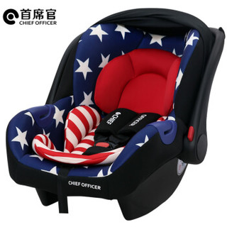 首席官（CHIEF OFFICER）新生婴儿提篮式汽车儿童安全座椅0-15个月宝宝车载婴儿提篮（BC100B） 美国队长