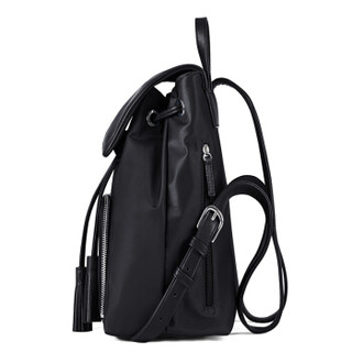 Lipault 双肩包时尚简约个性休闲背包 时尚通勤女包防泼水抽带包包AZ0*01005黑色