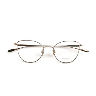MASUNAGA增永眼镜男女复古全框眼镜架配镜近视光学镜架ALICIA #22 正金色