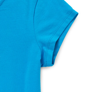 EA7 EMPORIO ARMANI阿玛尼奢侈品女士短袖针织T恤衫3ZTT80-TJ12Z BLUE-1587 XS