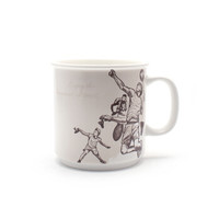 佳佰 JB1005 陶瓷马克杯 420ml 羽毛球杯