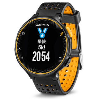 佳明（GARMIN）Forerunner235 （FR235）支持银联腕表支付GPS户外手表跑步骑行实时心率防水智能通知 黑橘