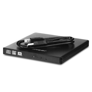 先锋(Pioneer) 8倍速 USB2.0外置光驱 支持DVD/CD读写 DVD刻录机 移动光驱 黑色/DVR-XU01C