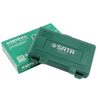 世达（SATA）09002 套筒组套 6.3MM（38件） /套