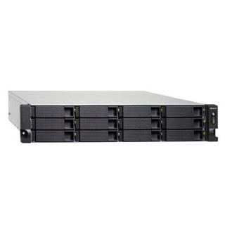 威联通（QNAP）TS-1232XU 四核CPU单电源机架式12盘位NAS磁盘阵列网络存储器 私有云（TS-1231XU升级版）